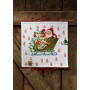 Permin Embroidery Kit Advent Animals in Sleigh 40x39cm