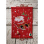 Permin Embroidery Kit Advent Calendar Santa with Sleigh 38x55cm