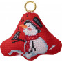 Permin Embroidery Kit Bell-shaped Snowman 9x8cm