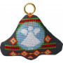 Permin Embroidery Kit Bell-shaped Angel 9x8cm