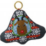 Permin Embroidery Kit Bell-shaped Moose 9x8cm