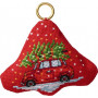 Permin Embroidery Kit Bell-shaped Car 9x8cm