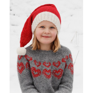 Merry Hearts by DROPS Design - Knitted Jumper Pattern Sizes 2-14 years