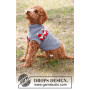 Merry Santas by DROPS Design - Knitted Dog's Jumper Size XS - M