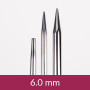 Drops Pro Classic Interchangeable Circular Needles Brass 12cm 6.00mm / 4.5in US10