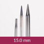 Drops Pro Classic Interchangeable Circular Needles Brass 12cm 15.00mm / 4.5in US19