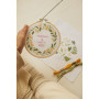DMC Mindful Making Embroidery Kit Cross Stitch Green Leaf