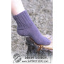 Cosy Rib Ankle Socks by DROPS Design - Knitted Socks with English Rib Pattern size 35 - 44