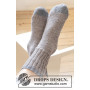 Take A Break by DROPS Design - Knitted Socks in Rib Pattern size 15 - 46
