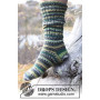 Woodlands by DROPS Design - Knitted Socks in Rib and Stockings Pattern size 38 - 46