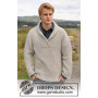 Parker by DROPS Design - Knitted Sweater with Shawl Collar Pattern size S - XXXL