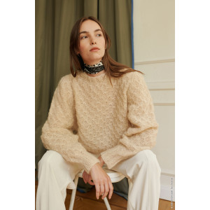 Lala Berlin Brushy Sweater by Lana Grossa – Sweater Knitting Pattern Size 36/40-42/46