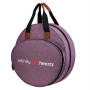 Infinity Hearts Weekend Bag Round Purple 36x11cm