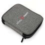 Infinity Hearts Case for Circular Knitting Needles & Accessories Grey 22x17x4cm