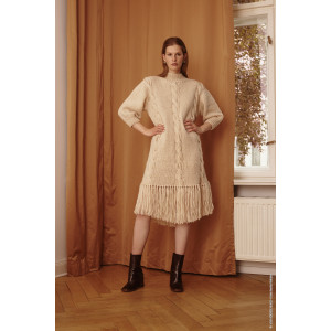 Lala Berlin Lovely Cotton Dress by Lana Grossa - Dress Knitting Pattern Size 36/38 - 40/42
