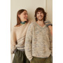 Lala Berlin Lovely Cotton & Lala Berlin Stripy Sweater by Lana Grossa – Sweater Knitting Pattern Size 36/42 - 44/50