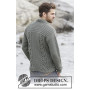 Finnley by DROPS Design - Knitted Jacket with Cables Pattern size S - XXXL