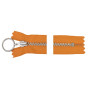 YKK Zipper Aluminum with Ring Pull 20cm 4mm Curry