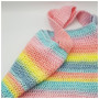 Rainbow Net with Handle by Rito Krea - Net Crochet Pattern 36x65cm