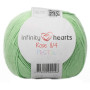 Infinity Hearts Rose Pastel 4 Green