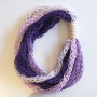 Finger knitted Necklace by Rito Krea - Necklace DIY - 2 pieces