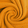 Pointelle Cotton Jersey Fabric 434 Ochre - 50cm