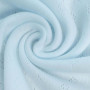 Pointelle Cotton Jersey Fabric 1001 Light Blue - 50cm