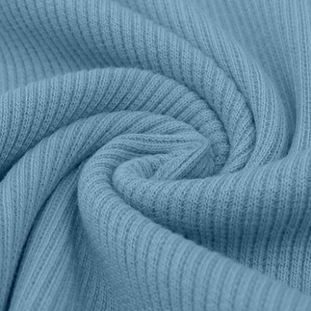 Japanese Cotton Rib Knit in Khaki