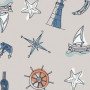 Cotton Poplin Fabric Sailing Adventure 150 cm 008 - 50 cm