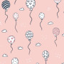 Cotton Poplin Fabric Balloons 150cm 024 - 50 cm