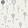 Cotton Poplin Fabric Balloons 150cm 002 - 50 cm