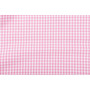 Checkered Tablecloth 4x4mm Cotton Fabric 523 Pink 140cm - 50cm