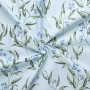 Gütermann Ring a Roses - Most Beautiful Cotton Fabric 05-276 Light Blue with Flowers 145cm - 50cm