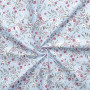 Gütermann Ring a Roses - Most Beautiful Cotton Fabric 06-75 Light Blue with Flowers 145cm - 50cm