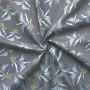 Gütermann Ring a Roses - Most Beautiful Cotton Fabric 07-496 Grey with Flowers 145cm - 50cm