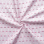 Gütermann Ring a Roses - Most Beautiful Cotton Fabric 09-372 Old Pink with Flowers 145cm - 50cm