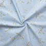 Gütermann Ring a Roses - Most Beautiful Cotton Fabric 11-75 Light Blue with Flowers 145cm - 50cm