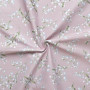 Gütermann Ring a Roses - Most Beautiful Cotton Fabric 11-372 Old Pink with Flowers 145cm - 50cm