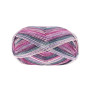 Lana Grossa Meilenweit 100 Cosima Yarn 3481 Violet/Pink/Blue/Grey/Aubergine/Fuchsia