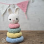 DIY Set Stacking Bunny Crocheting