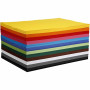 Colored cardboard, ass. colors, A2, 420x594 mm, 180 g, 120 ass. sheets/ 1 pk.