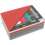 Christmas Card, assorted colours, A5, 148x210 mm, 180 g, 300 ass sheets/ 1 pack