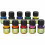 A-Color Glass Paint, assorted colours, 10x30 ml/ 1 pack