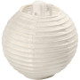 Paper Lamp, white, Round, D 7,5 cm, 10 pc/ 1 pack