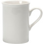 Porcelain Mug, H: 10 cm, D: 6.9-7.4 cm, 12 pcs, white