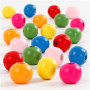 Wooden Beads Mix, assorted colours, D 10 mm, hole size 2,5-3 mm, 500 g/ 1 bag