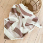 The Herringbone Blanket 2 Baby by Milla Billa - Yarn kit for crocheted Herringbone Blanket 2 size 80x100cm