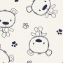 Cotton Jersey Print Fabric 150 cm 002 Bear - 50cm