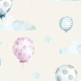 Cotton Jersey Print Fabric 150cm 002 Balloons - 50cm