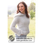 Mist Cover by DROPS Design - Knitted Jumper Pattern Sizes S - XXXL